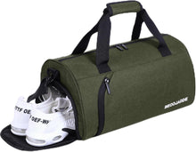 Sporttasche mit Schuhfach & Nassfach, wasserdicht, 25L, Armeegrün