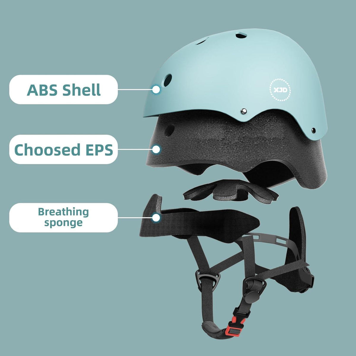 XJD Kinder Jugend Fahrradhelm Multisport Mädchen Jungs 3-13