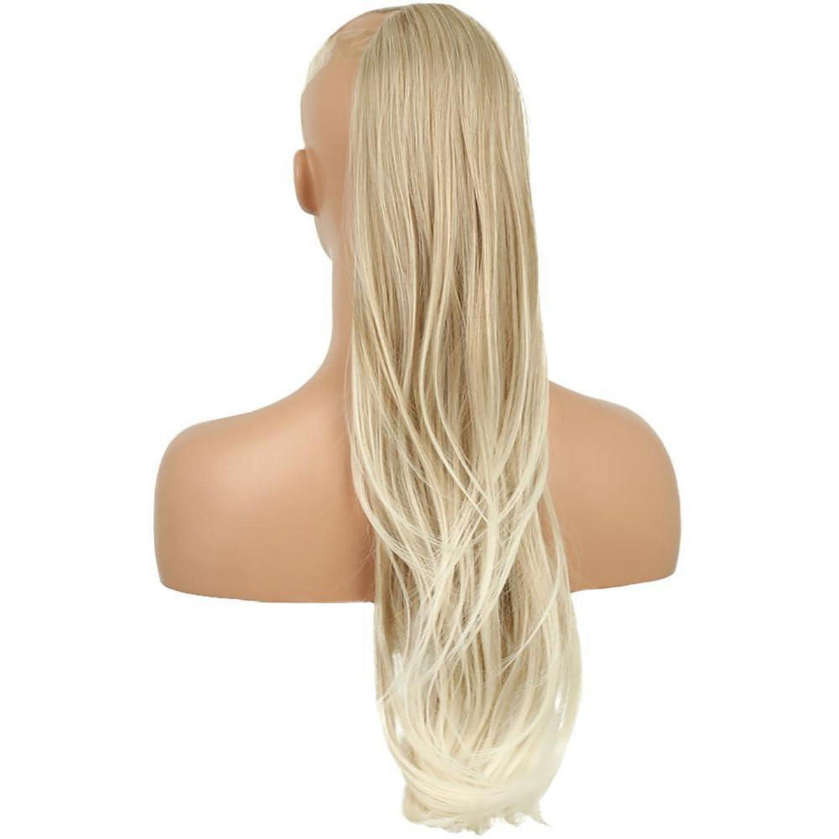 Langer Pferdeschwanz Zopf Extension Blond Ombre 65cm