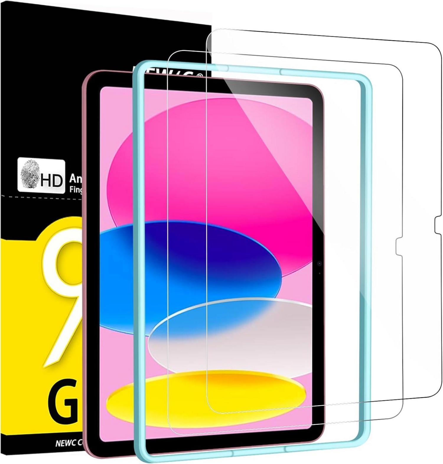 Schutzglas 9H für iPad 10. Generation 10,9 Zoll (2022) - 2er Pack