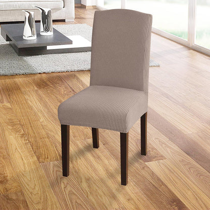 Stuhlhussen Set 4-teilig Jacquard Sand | Esszimmer & Küche