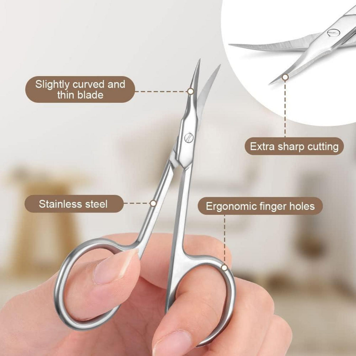 Hautschere Nagelhautzange Rostfreier Edelstahl Nagel scissors