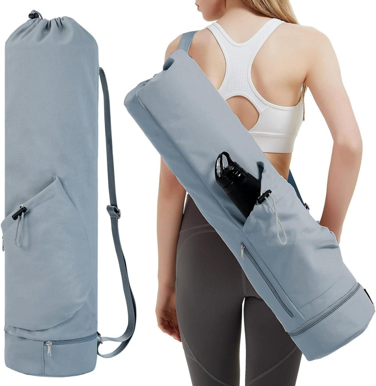 Yogatasche mit Nassfach und Flaschentasche Sporttasche Damen