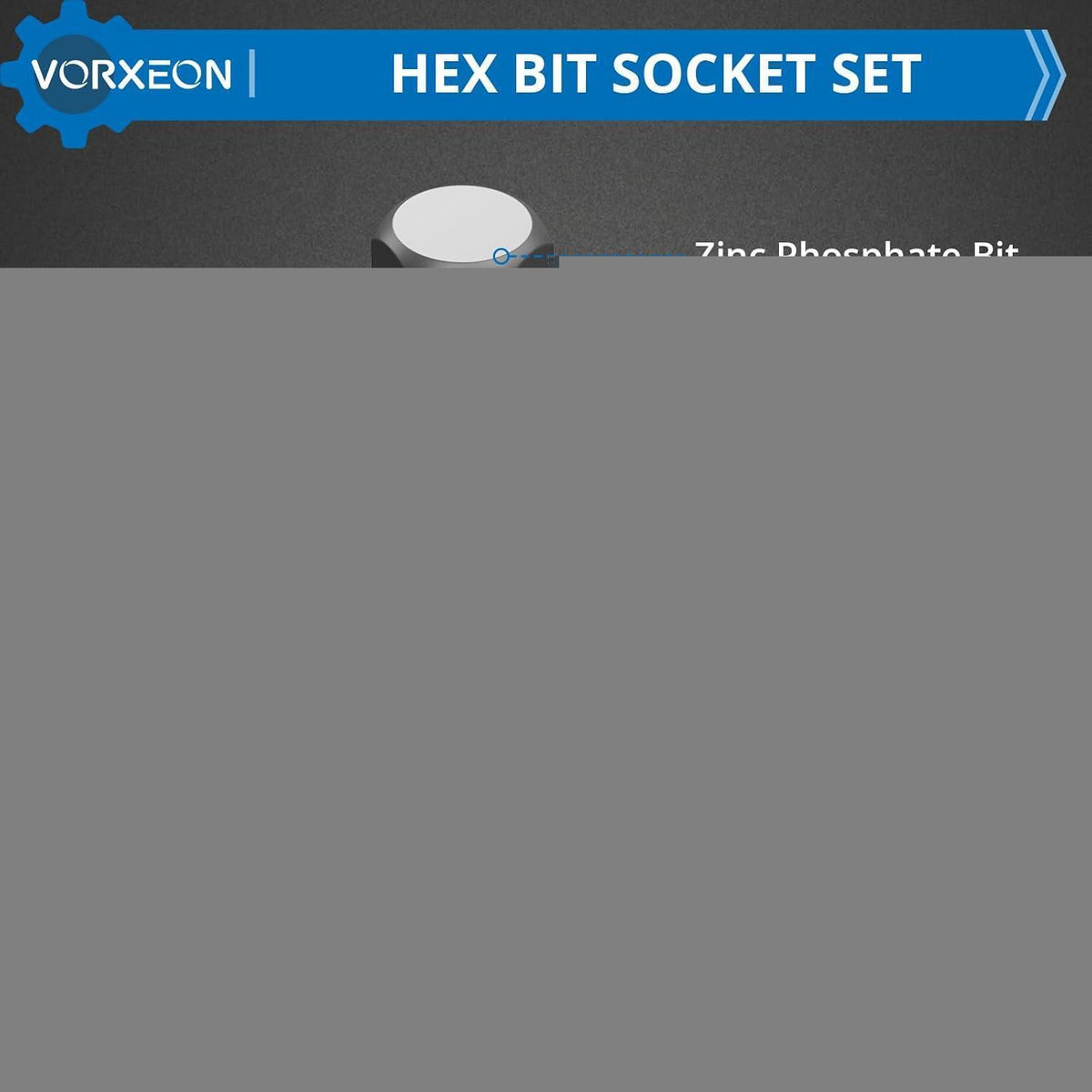 Sechskant Steckschlüssel Set 13tlg. metrisch 2-14mm S2 Stahl für Drehmomentschlüssel