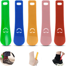 5er Set Mini Schuhlöffel Plastik Klein Kurz 3.7 * 15cm Starke