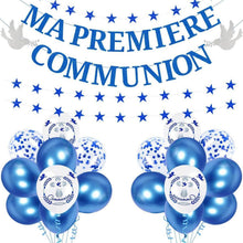 Kommunion Dekoration Luftballons Blau 2er Set