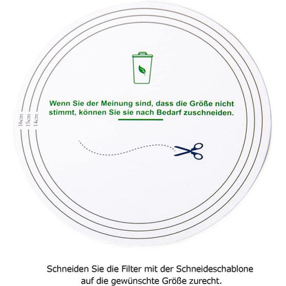 Aktivkohlefilter für Biomülleimer – 10 Stück