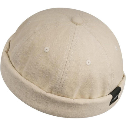 Docker Cap Baumwolle – Seemannsmütze Herren & Damen | Beige
