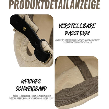 Docker Cap Baumwolle – Seemannsmütze Herren & Damen | Beige