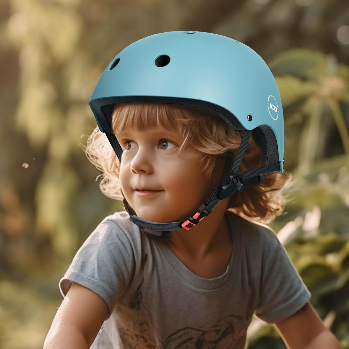 XJD Kinder Jugend Fahrradhelm Multisport Skateboard Klettern CE Blau S 48-54 cm