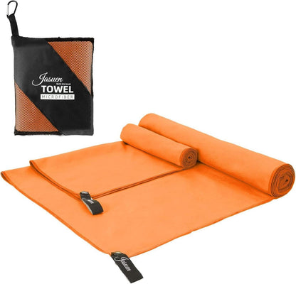Mikrofaser Handtuch Set Sporthandtuch Reisehandtuch 2 Stück