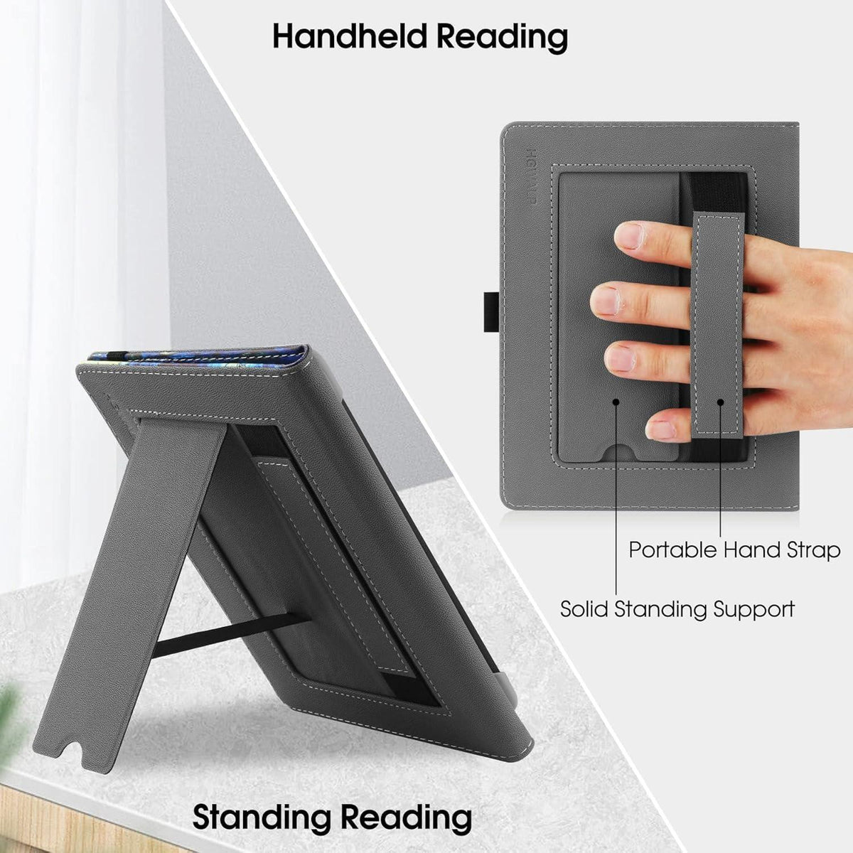 HGWALP Universal Ständer Hülle für 6-6.8 Zoll eReader