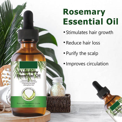 Rosmarinöl Haare 60ml Ätherisches Öl Wachstum für Haare