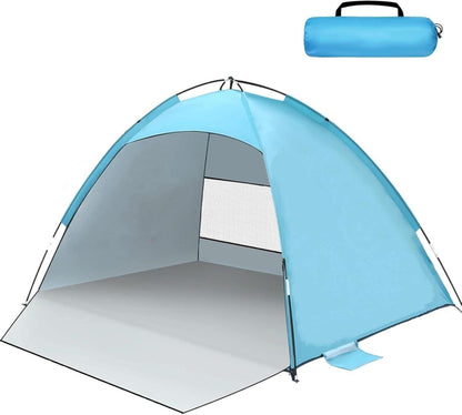 Strandmuschel UV Schutz UPF 50+ für 2-3 Personen Tragbare