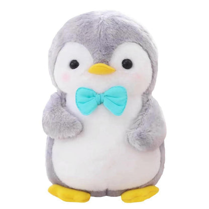 Kuscheltier Pinguin mit Fliege, 25 cm - Flauschiges Stofftier Geschenk für Mädchen