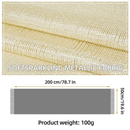 Festliche Stola Damen Elegant mit Quasten - Weiß gold