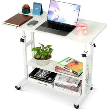 Mobiler Computer-Schreibtisch höhenverstellbar 80x40x60-90