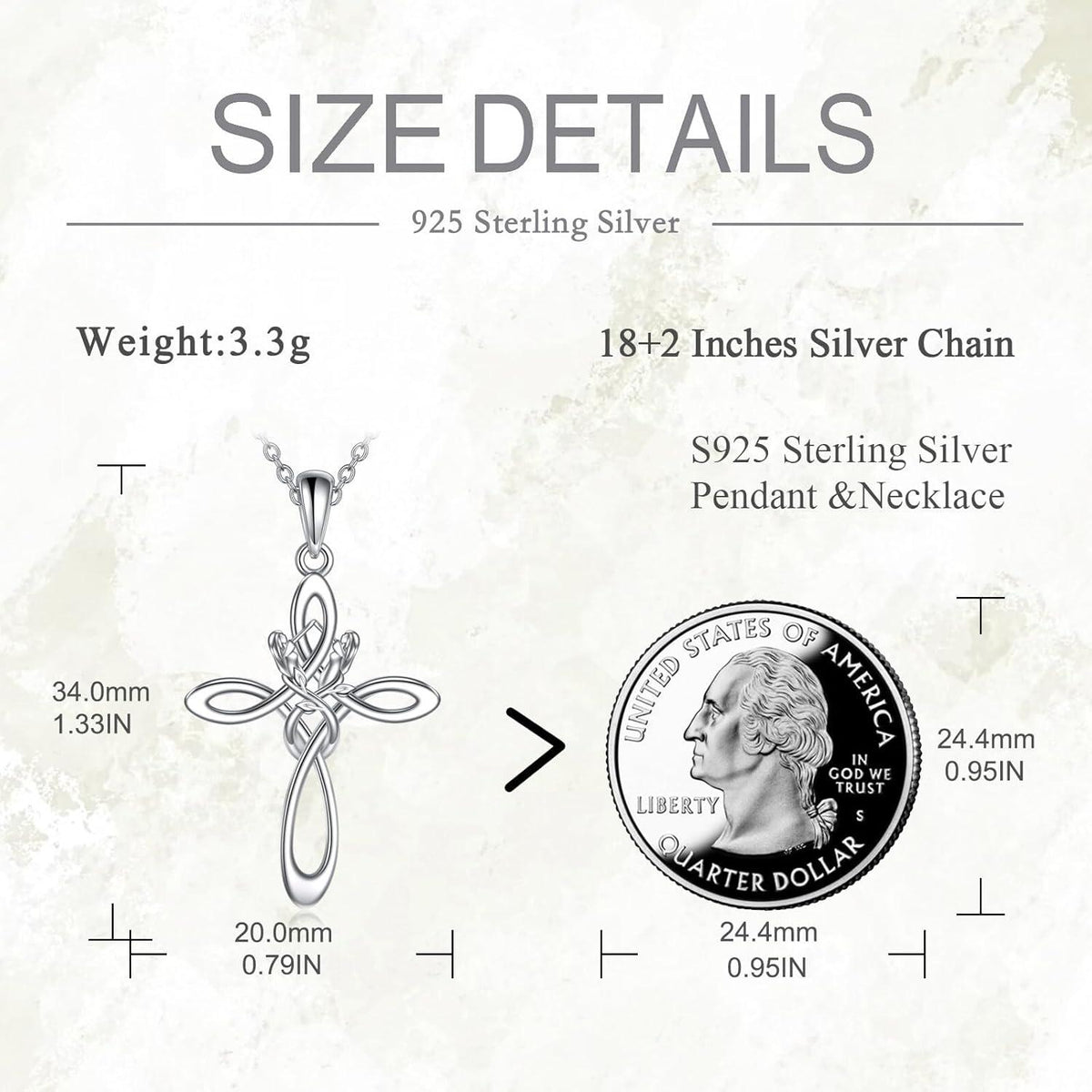 Keltische Kreuz Halskette Sterling Silber Schwestern Geschenk