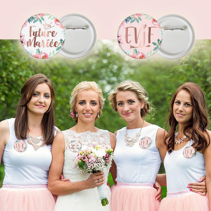 iZoeL JGA Becher Bride Tribe Cups - FR - Hochwertige Partybecher