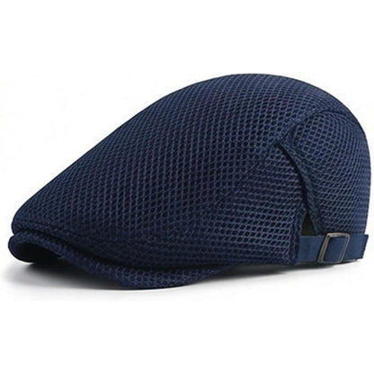 Unisex Baskenmütze Sommerhut Atmungsaktiv Blau