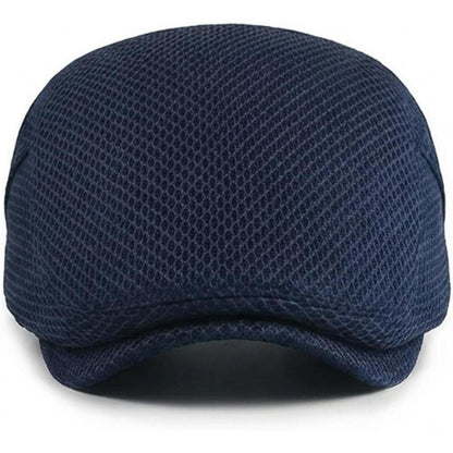 Unisex Baskenmütze Sommerhut Atmungsaktiv Blau