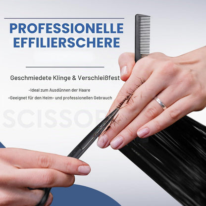 Friseurscheren Set Profi – Haarschneideschere & Effilierschere 6.5"