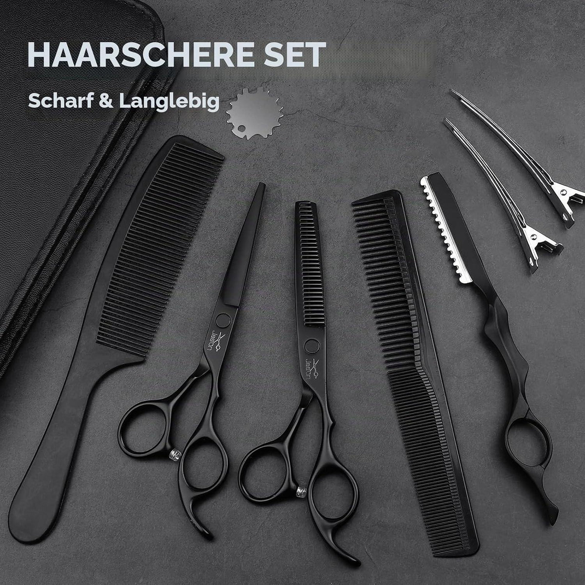Friseurscheren Set Profi – Haarschneideschere & Effilierschere 6.5"