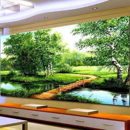Trayosin Diamond Painting Landschaft 5D Diamant Bild XXL mit