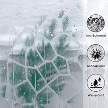 Duschvorhang 180x220cm Magnete Transparent Antischimmel
