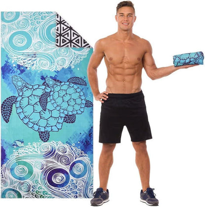 Strandtuch Mikrofaser Schnell Trocknende Badetuch 160x80cm
