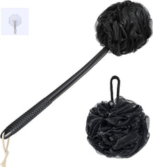 Duschschwamm Set mit 42cm Handgriff und Luffa-Schwamm