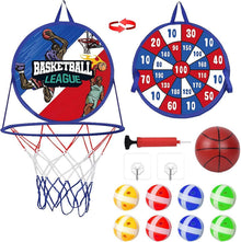 Basketballkorb Dartscheibe Set Kinder Indoor Outdoor Spielzeug