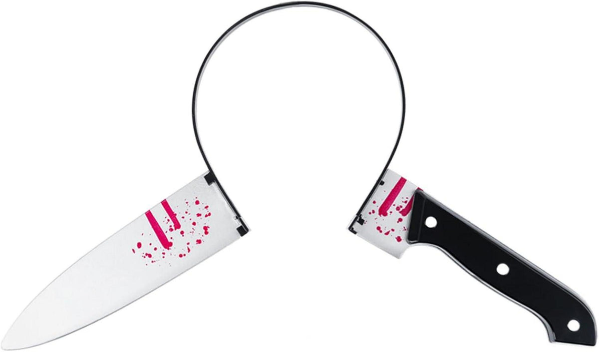 Halloween Haarreif mit Messer für Damen und Herren