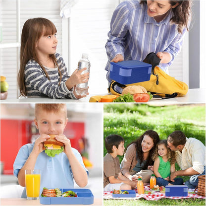 BIBURY Lunchbox 1550ml Auslaufsicher Stapelbare Bento Box Best WingedGeese