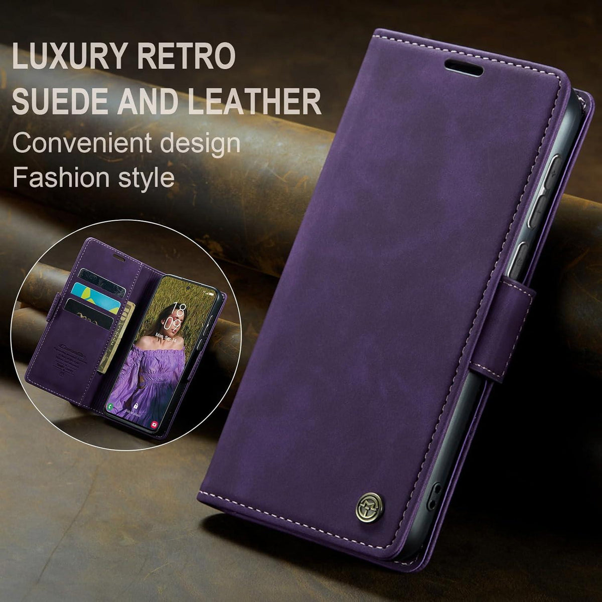 Handyhülle Samsung Galaxy S20 Premium Leder RFID-Flip Case Klapphülle