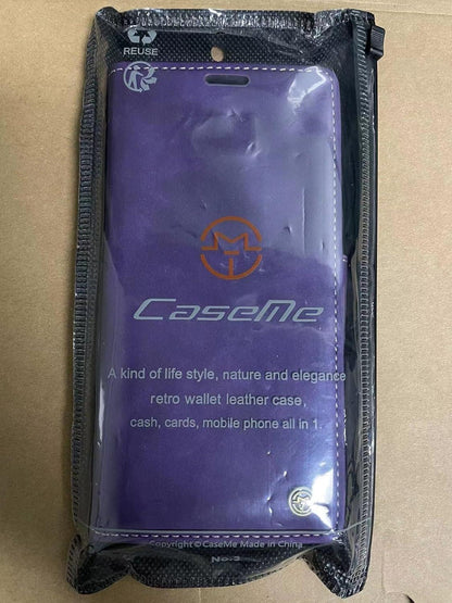 Samsung Galaxy S20 Hülle RFID Schutz Leder Flip Case Standfunktion - Lila