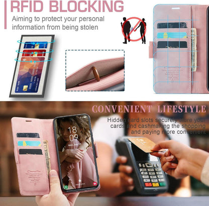 Samsung Galaxy S21 5G Flip Case RFID Lederhülle