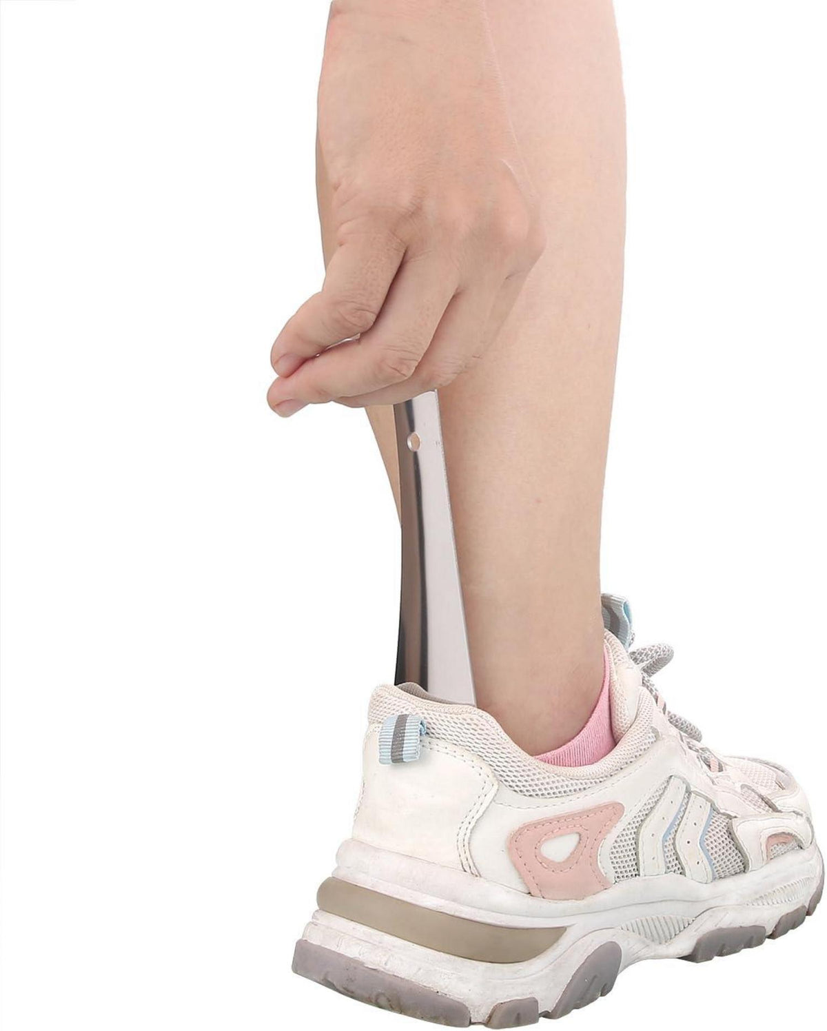 Kleiner Metall Schuhlöffel Set 2er - 16cm Edelstahl Shoe