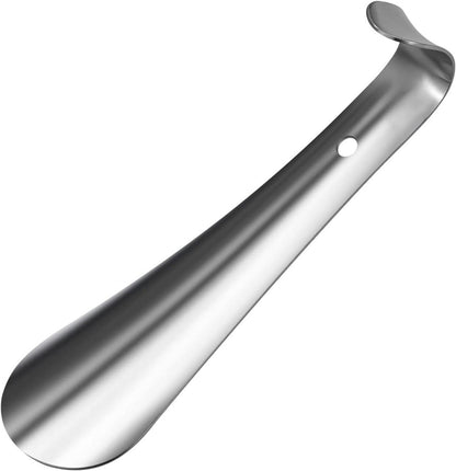 Kleiner Schuhlöffel Metall 2er Set 16cm Edelstahl Shoe Horn Reisen