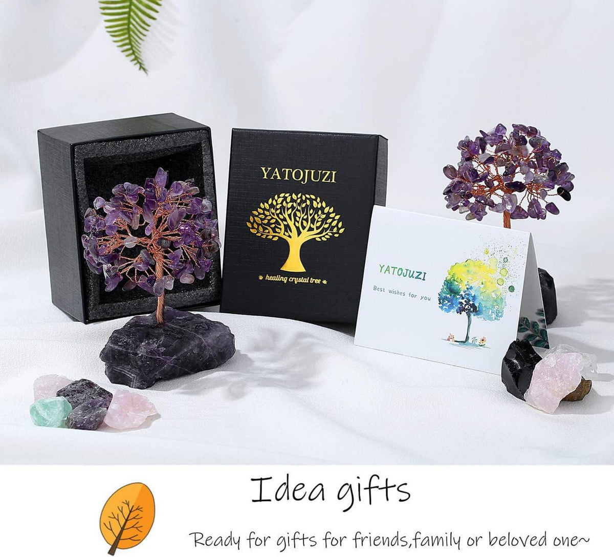 Amethyst Kristallbaum Geldbaum Lebensbaum Feng Shui Deko XIANNVXI