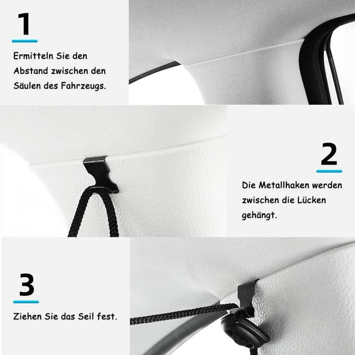 Auto Sichtschutz Vorhang – Trennwand für Privatsphäre & Camping