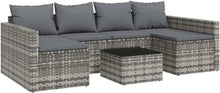Garten Lounge Set 2 TLG mit Kissen, Sitzgruppe, Loungemöbel