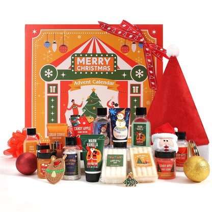 BODY & EARTH Wellness Adventskalender für Frauen Weihnachtsgeschenke für Damen