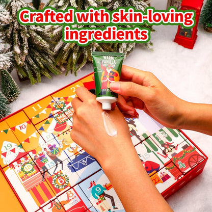 BODY & EARTH Wellness Adventskalender für Frauen Weihnachtsgeschenke für Damen