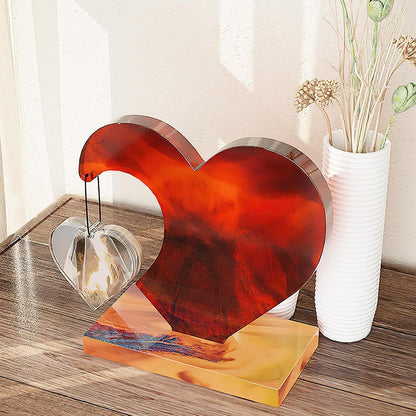 2x Herz Silikonform Groß für Epoxidharz & Resin