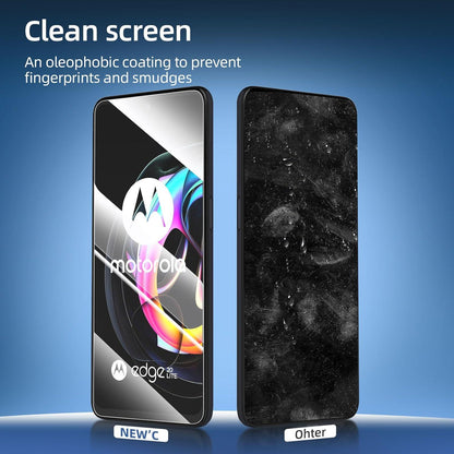Panzer Schutz Glas für Motorola Edge 20 Lite - 3er Pack 9H Härte Displayfolie