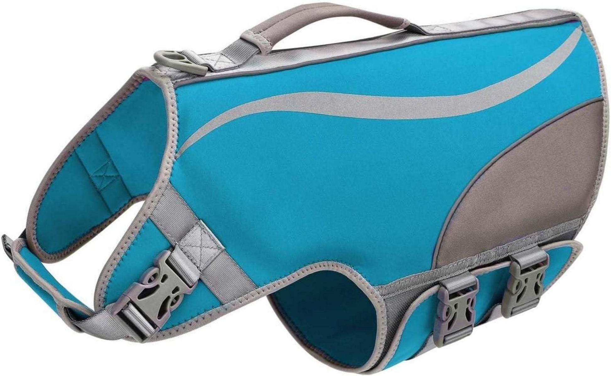 Hundeschwimmweste Neopren Blau Auftriebskraft & Sicherheit