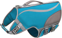 Hundeschwimmweste Neopren Haifischdesign Blau Schwimmweste Hunde Stark