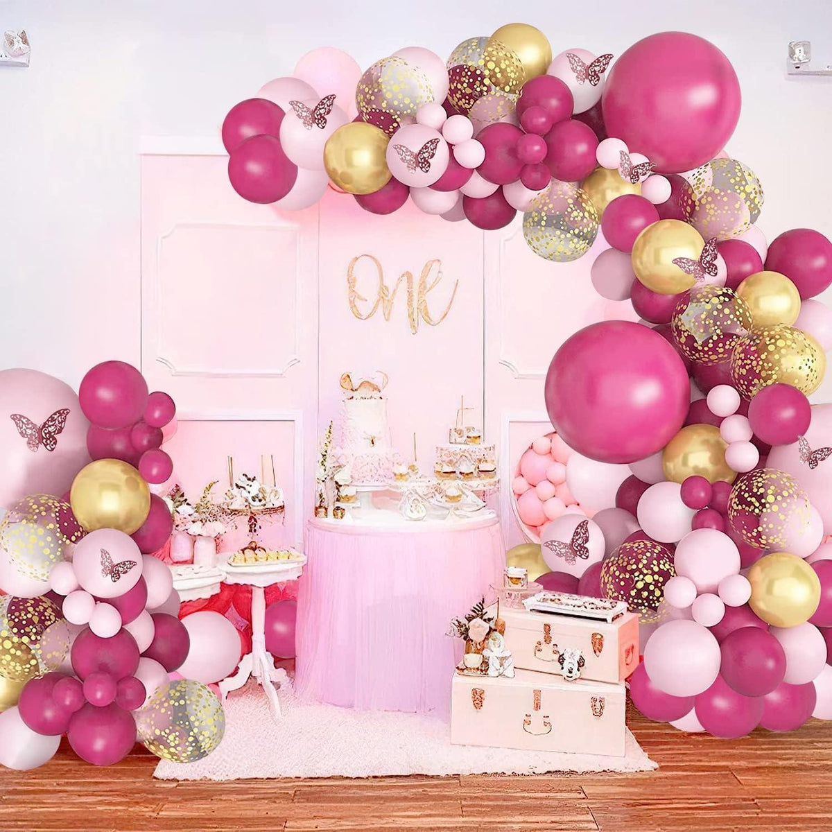 Luftballon Girlande Set Geburtstag Hochzeit Party Deko 127tlg