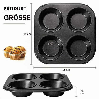 Muffinform für Luftfritteuse & Ofen – Antihaft, 2er Set
